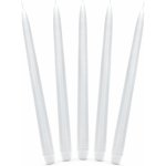 PartyDeco Kónická svíčka bíla matná 24cm – Zboží Dáma