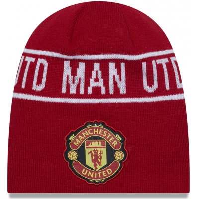 New Era WRDMRK SKULL beanie MANCHESTER UNITED pánský kulich červená – Hledejceny.cz