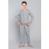 Dětské pyžamo a košilka Chlapecké pyžamo Lama šedá