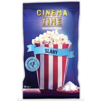 Cinema Time Mikrovlnný popcorn slaný 90 g – Sleviste.cz