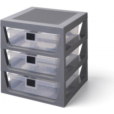 LEGO® Storage organizér šedá/dark 34.6 cm 37.9 cm 32.6 cm – Zbozi.Blesk.cz