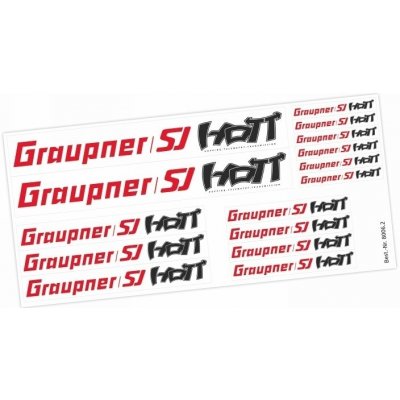 Graupner a HOTT nálepky arch 21x10cm – Hledejceny.cz