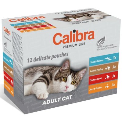 Calibra Premium Adult 12 x 100 g – Hledejceny.cz