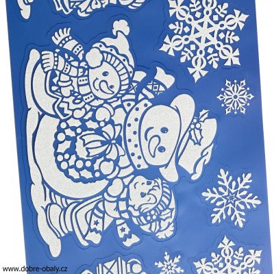 Vánoční dekorace na okno bordura 887967-5 – Zbozi.Blesk.cz