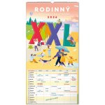 NOTIQUE - Rodinný plánovací nástenný kalendár XXL 2026, 33 × 64 cm – Zboží Dáma
