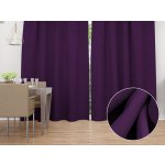 Biante Dekorační závěs Rongo RG-064 Tmavě fialový 140x250 cm – Hledejceny.cz