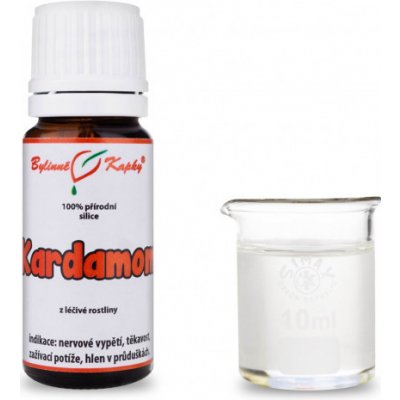 Bylinné kapky Kardamom 100% přírodní silice 10 ml – Hledejceny.cz