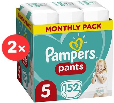 Pampers Pants 5 2 x 152 ks