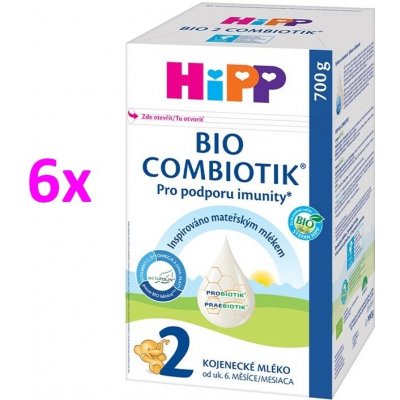 HiPP 2 BIO Combiotik 6 x 700 g – Hledejceny.cz