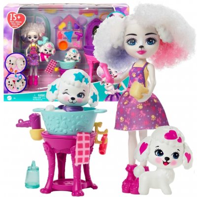 Mattel Enchantimals sada pro kosmetický salon Perris Pudl + příslušenství