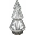 Zlatý skleněný dekorační svítící stromek LED Tree Ø 8*14 cm Clayre & Eef – Hledejceny.cz