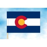 LIBEA, s.r.o. Colorado vlajka Rozměr: 60×90 cm, Uchycení: Návlek na žerď – Hledejceny.cz