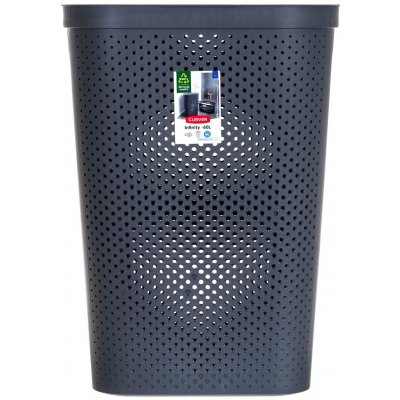 Curver INFINITY RECYCLED 60L, antracit, 44x60x35 cm – Hledejceny.cz
