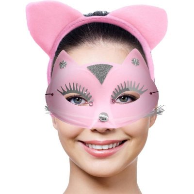 20-FT072 Set škrabošky a čelenky s oušky Pink Kitty – Zboží Mobilmania