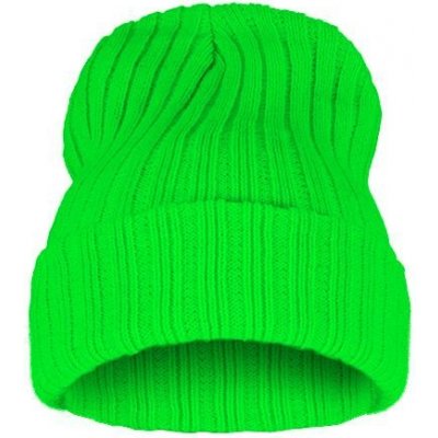 Blingstar zimní čepice Striped Blank Neon Green – Hledejceny.cz