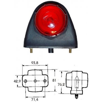 Svítilna poziční 12v/24v ba15s/r5w č/b, šroub m5x18 40117004_A, , , – Hledejceny.cz