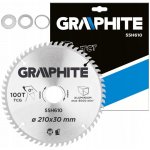 Pilový kotouč na hliník 210 x 30 mm, 100 zubů GRAPHITE – Zboží Dáma