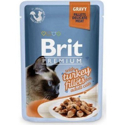 Brit Premium Cat Fillets in Gravy Turkey 24 x 85 g