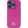 Pouzdro a kryt na mobilní telefon Apple DKNY PU Leather Repeat Pattern Stack Logo Magsafe pro iPhone 15 Pro Pink