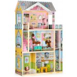 EcoToys Velký domeček pro panenky s výtahem a nábytkem – Zbozi.Blesk.cz