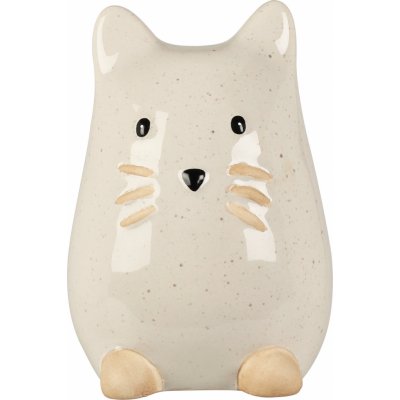 H&L Dekorativní figurka kočka Misu – porcelán, 13 cm, bílá – Hledejceny.cz