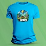 Sandratex dětské tričko s potiskem Fortnite autobus Azurová – Zbozi.Blesk.cz