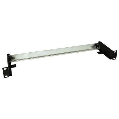 DIN lišta Solarix RAIL-1U-DIN DIN lišta, s držákem, do 19" rozvaděče, 1U, RAL 9005, černá 80138323 – Hledejceny.cz
