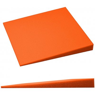Akustický panel oranžový KLIN se zkosením 50x50 cm tloušťka 5 cm – Hledejceny.cz