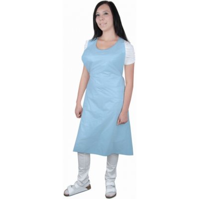 ARDON Zástěra LAURA PE 100 ks/ balení H4057/10 10 Modrá – Hledejceny.cz