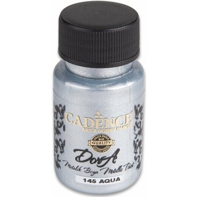 Akrylová barva Cadence DORA metalic 50 ml stříbrnomodrá – Zboží Mobilmania