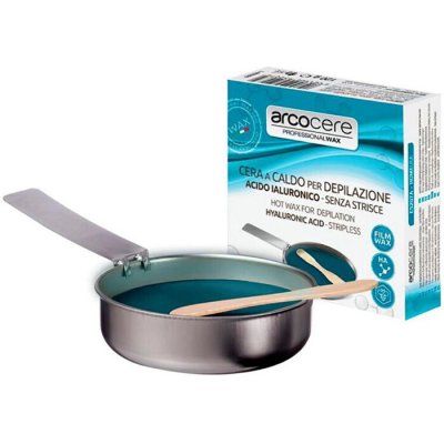 Arcocere Epilační vosk s pánvičkou Hyaluron (Hot Wax) 120 g