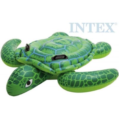 Intex Želva nafukovací s úchyty 150x127cm dětské vozítko do vody 57524