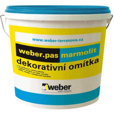 Weber Marmolit M203 Omítka dekorativní hrubozrnná 20 kg – Zboží Mobilmania