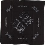 Šátek AC/DC back In Black – Sleviste.cz