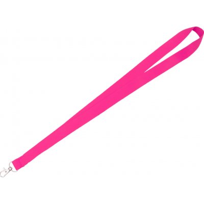 Šňůrka na krk Popruh dlouhý Jednobarevný bez spony Tmavě růžová – Zbozi.Blesk.cz