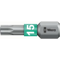 Bit TX15/25mm, TORX up. šestihran 1/4 867/1 BTZ WERA, 066122