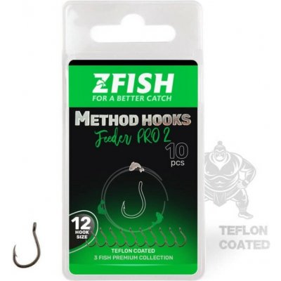 Zfish Háčky Method Feeder Pro 2 10 ks Vel.8 – Zboží Mobilmania