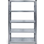 FP Systems Kovový policový regál 2500x1500x320 mm 5 polic přídavný stříbrný pozink – Zboží Mobilmania