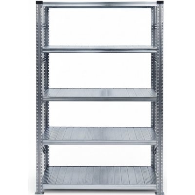 FP Systems Kovový policový regál 2500x1500x320 mm 5 polic přídavný stříbrný pozink – Zboží Mobilmania