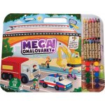 Jiri Models Mega omalovánkový set Doprava s voskovkami a barvičkami – Hledejceny.cz