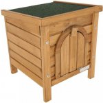 Kerbl Domeček pro králíky s uzavíratelnými dvířky dřevěný 36 x 36 x 40 cm – Zboží Mobilmania