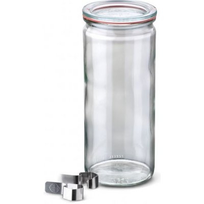 Weck zavařovací sklenice Zylinder průměr 80 s víčkem 1040 ml – Zboží Dáma