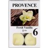 Svíčka Provence Fresh Vanilla 6 ks