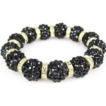 Shamballa náramek Luxus Black st351 bižuterie