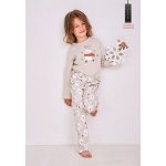 Dívčí pyžamo Anie šédé – Zboží Dáma