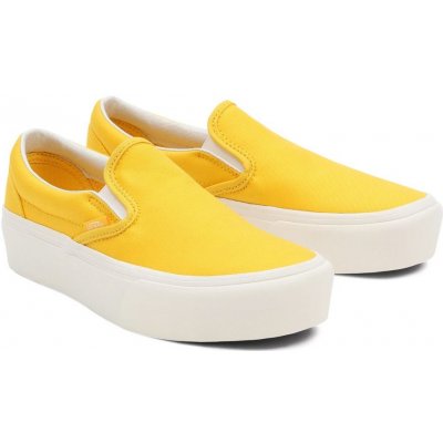 Vans UA Classic Slip on Platform (TWILL) FREESIA/BLANC DE BLANC – Zboží Dáma