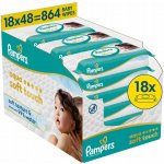 Pampers Aqua Soft Touch vlhčené ubrousky 12 x 48 ks – Sleviste.cz