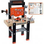 Smoby BlackDecker Bricolo Center Workshop + 92 ks příslušenství – Sleviste.cz