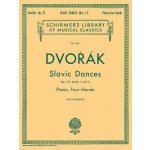Antonín Dvořák Slavonic Dances Slovanské tance Op.72 Books 1 and 2 noty na čtyřruční klavír – Hledejceny.cz