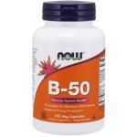 NOW Foods Vitamin B-50 Complex 100 rostlinných kapslí – Hledejceny.cz